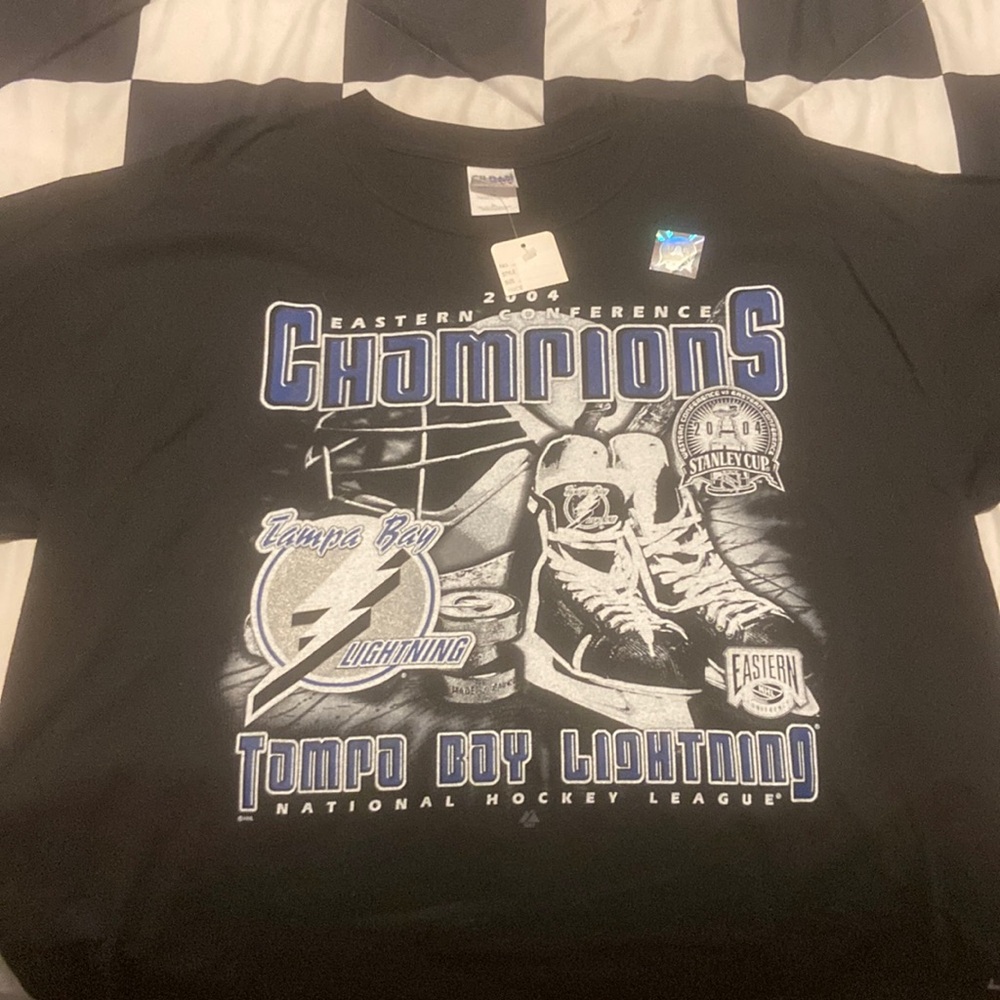 Tampa Bay Lightning 2004 Stanley Cup Champions Brand new with tags Vintage